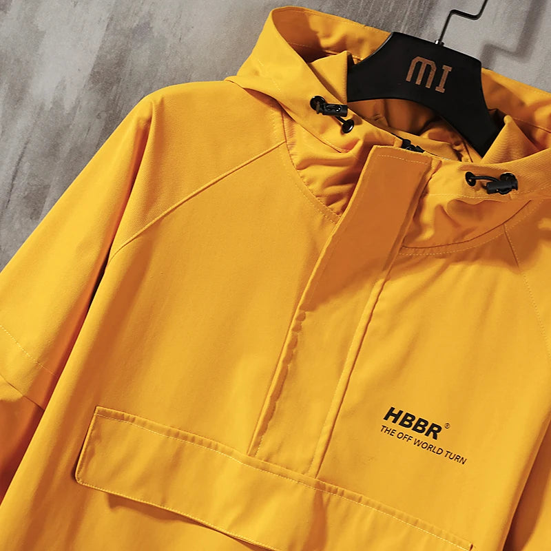 Men’s Streetwear - Casual Hip Hop Windbreaker