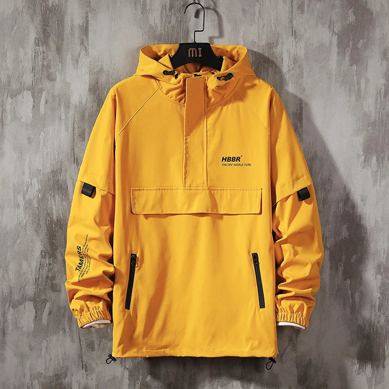 Men’s Streetwear - Casual Hip Hop Windbreaker