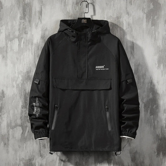 Men’s Streetwear - Casual Hip Hop Windbreaker