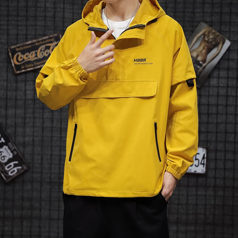 Men’s Streetwear - Casual Hip Hop Windbreaker