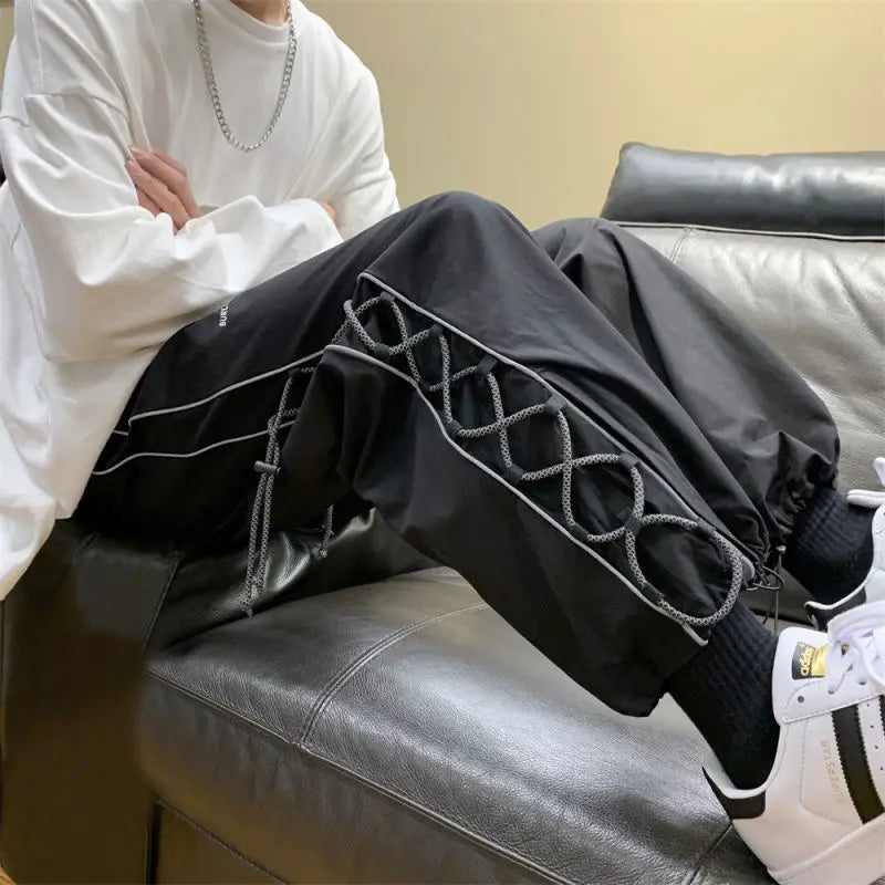 Reflect Streetwear Men's Pants Harajuku Sweatpants